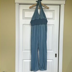 NEW GUESS LOS ANGELES Halter jumpsuit sz 28